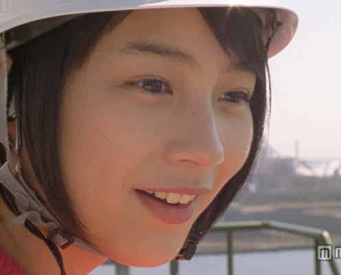 能年玲奈、地上60メートルで余裕の表情