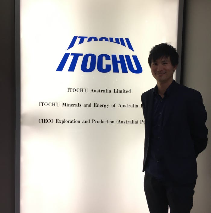 伊藤忠時代(提供写真)