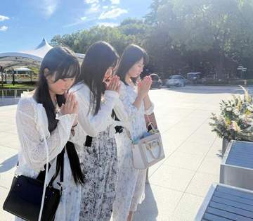 神戸のご当地アイドル・KOBerrieS♪が原爆投下81年の広島訪問し平和学習実施