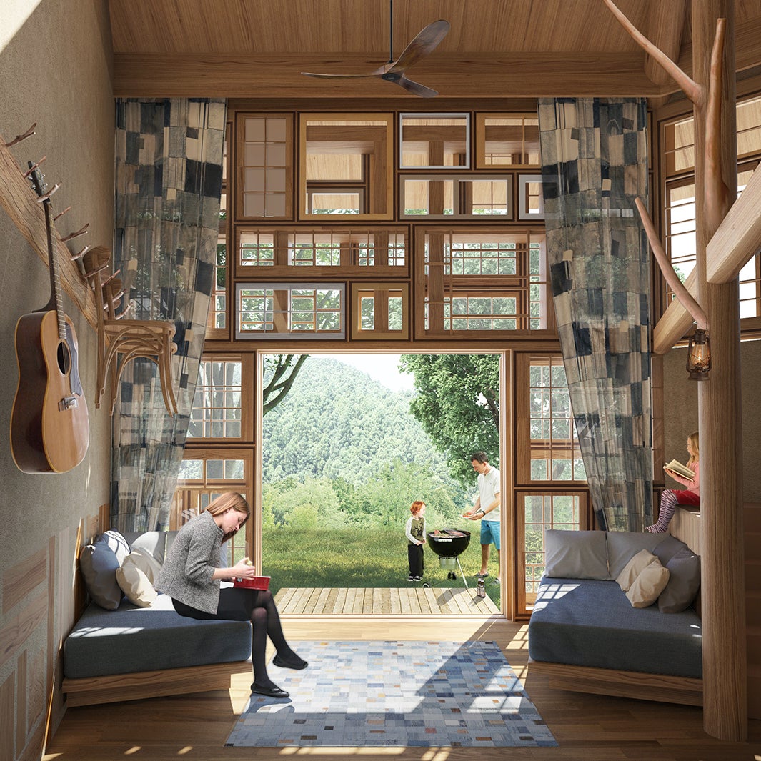 宿泊棟／画像提供：TRANSIT