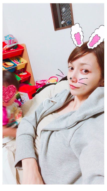 後藤真希と愛息子/オフィシャルブログ(Ameba)より