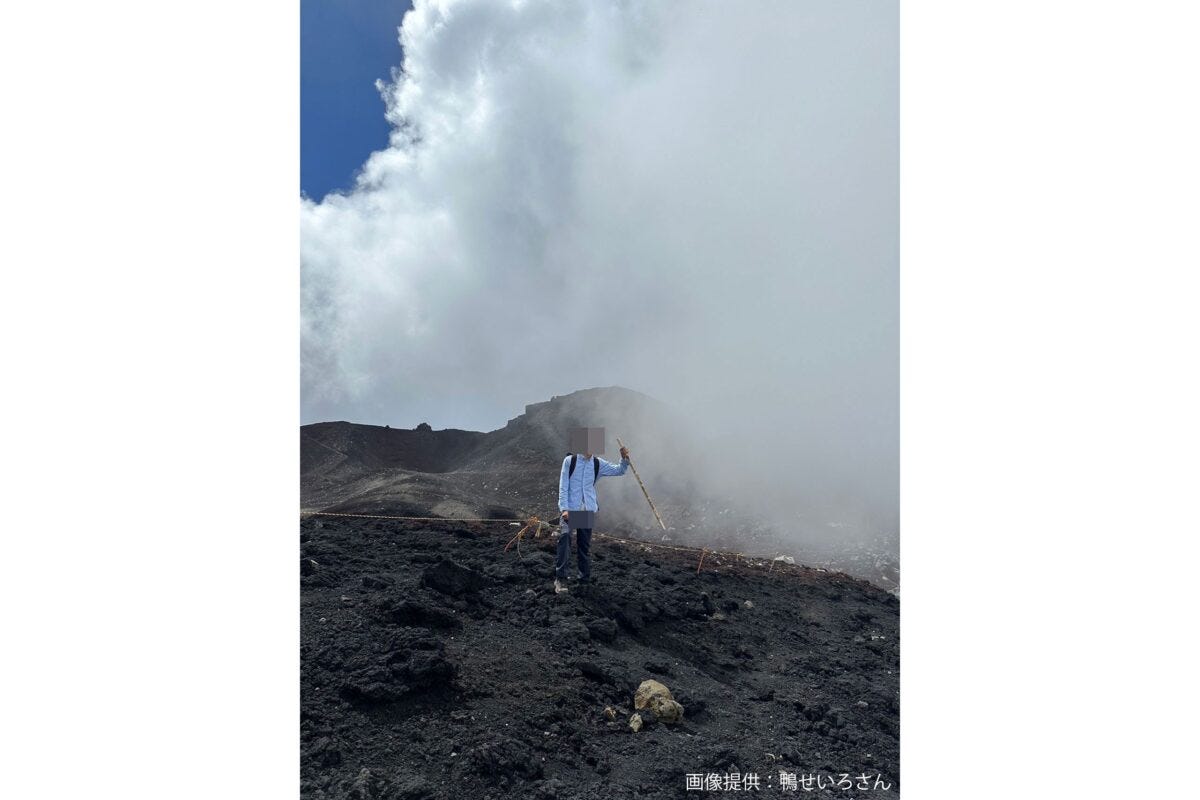 富士山の頂上