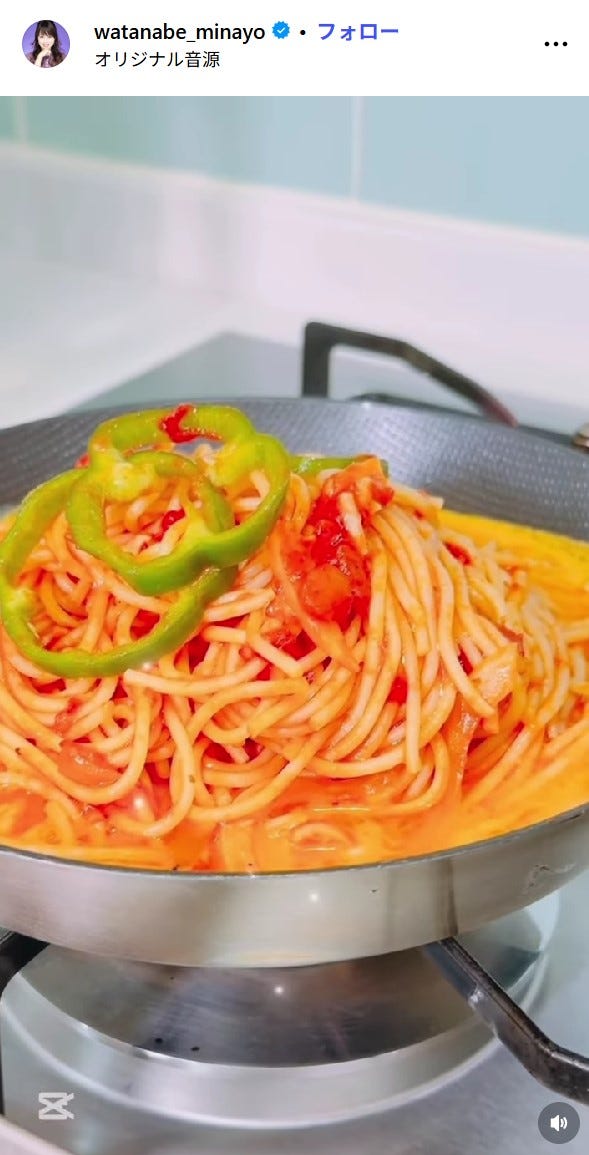 渡辺美奈代Instagramより