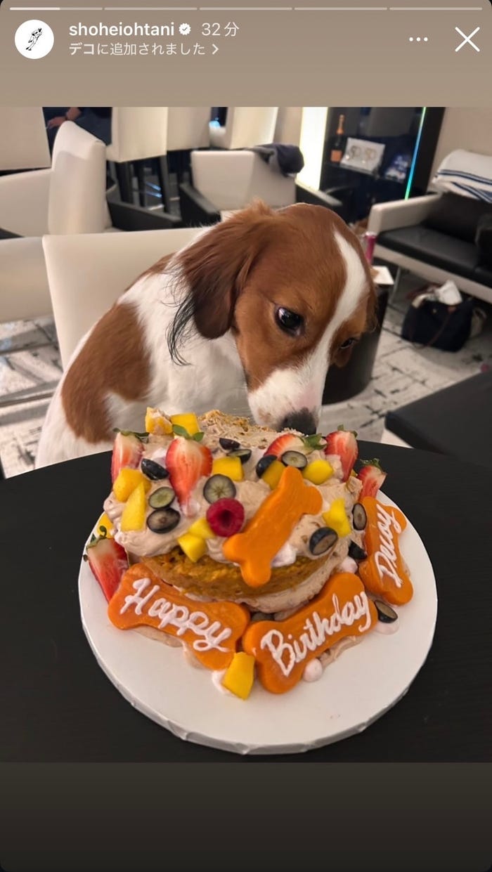 大谷翔平選手 Instagramより