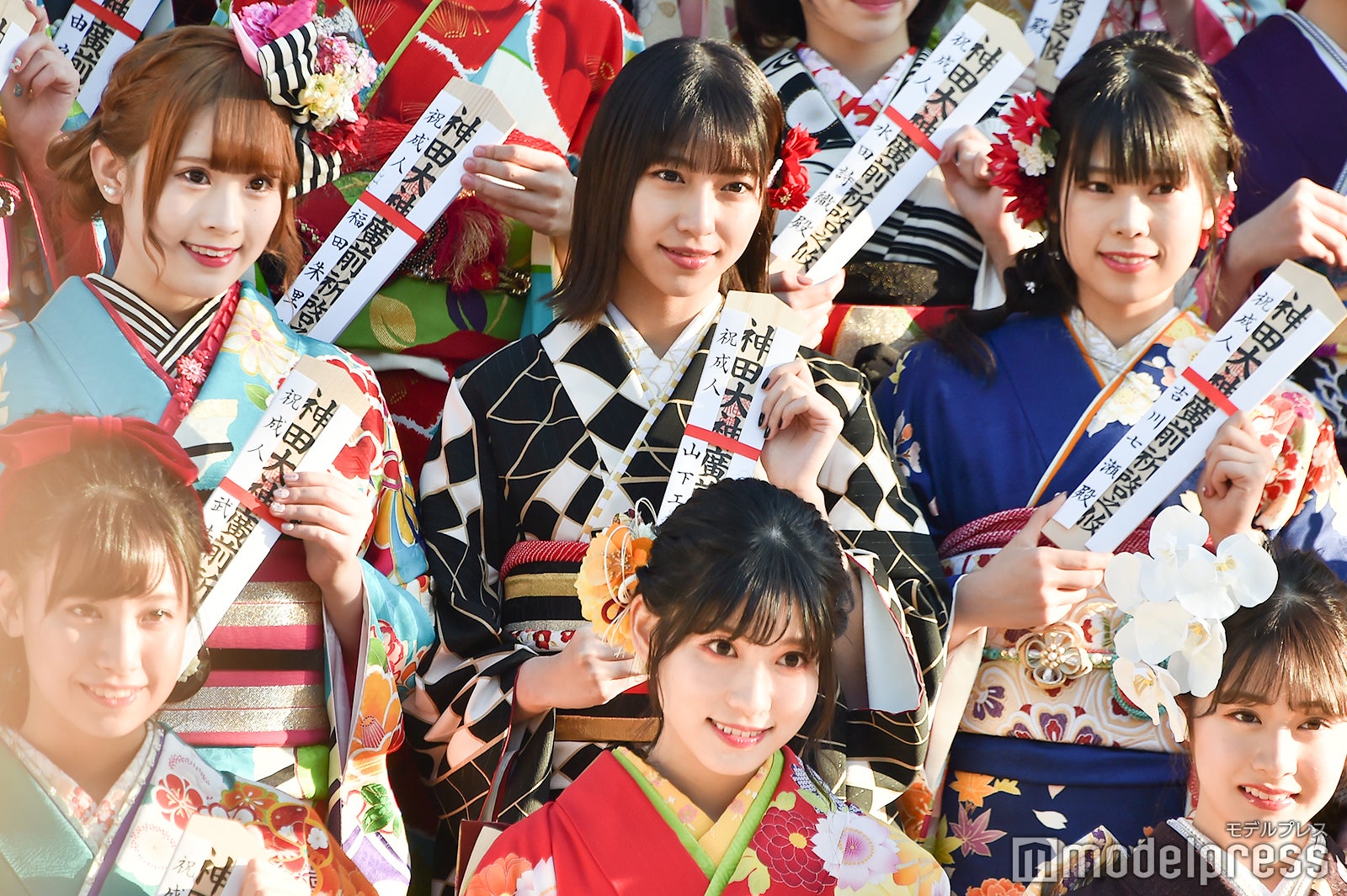 武井紗良、山下エミリー、吉川七瀬／AKB48グループ成人式記念撮影会 （C）モデルプレス