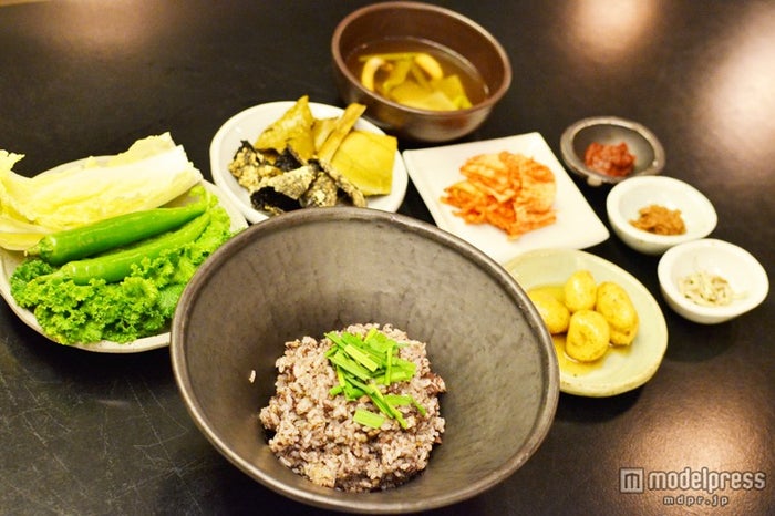 ニラとタコの辛味噌混ぜご飯