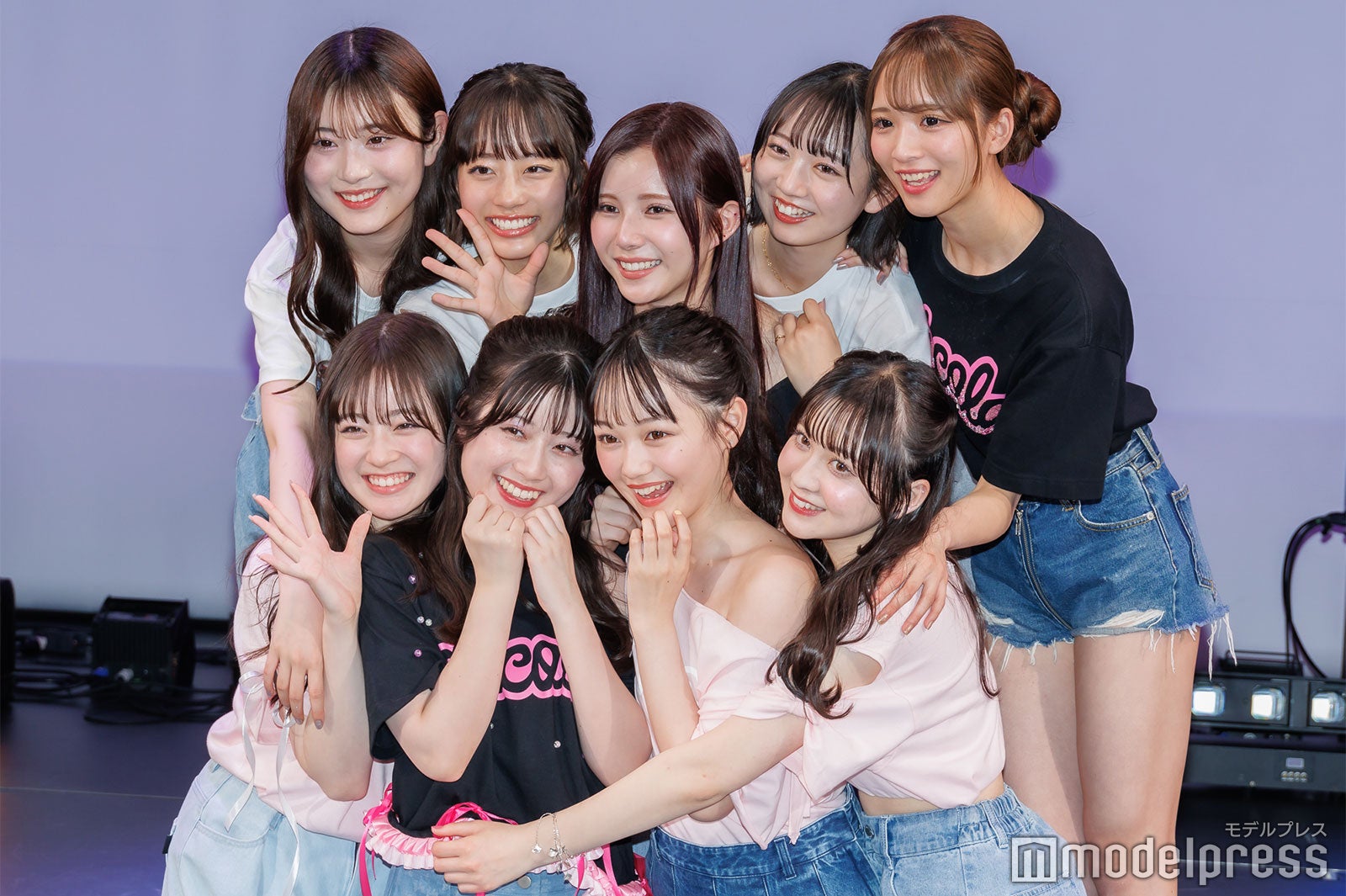 （上段左から）近藤藍月、池端杏慈、、高橋快空、近藤結良、中山あやか（下段左から）足川結珠、河村果歩、藤野有紗、佐藤菜月海（C）モデルプレス