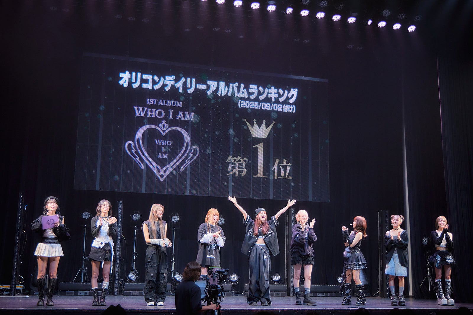 「ME:I 1ST ALBUM『WHO I AM』リリース記念SHOWCASE」（C）LAPONE GIRLS