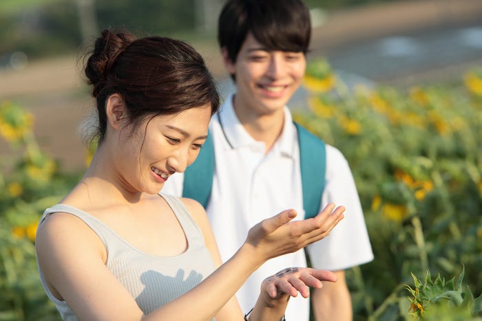 武田梨奈、高杉真宙(C)2018映画「世界でいちばん長い写真」製作委員会