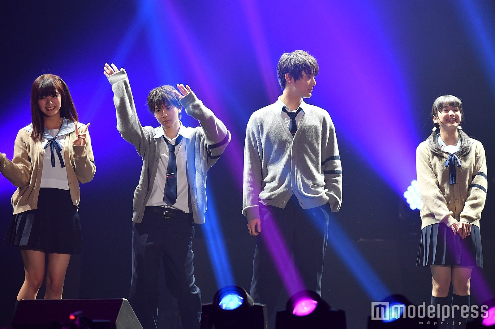 池田エライザ、高杉真宙、中川大志、平祐奈（C）モデルプレス