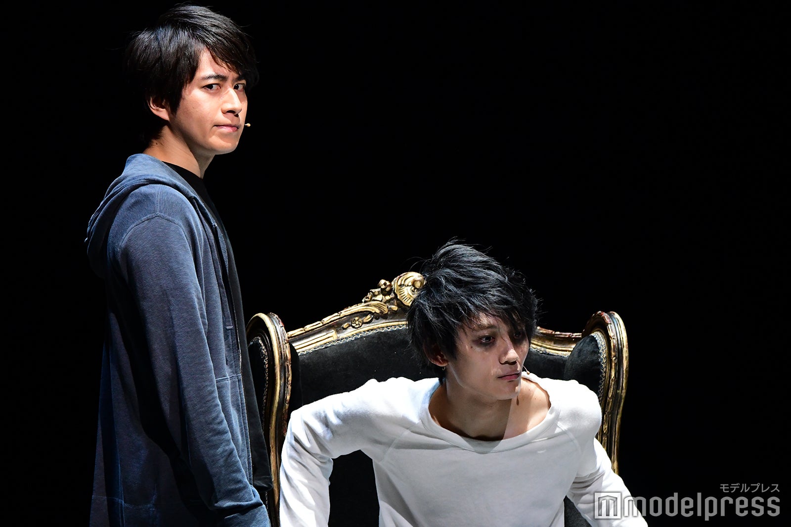 村井良大、高橋颯「デスノート THE MUSICAL」公開舞台稽古より （C）モデルプレス