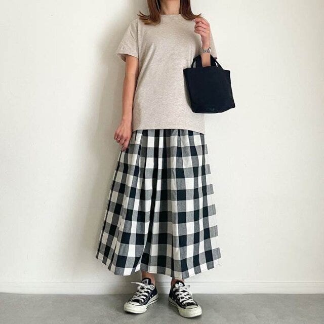 しまむら　スカート　コーデ　NG
