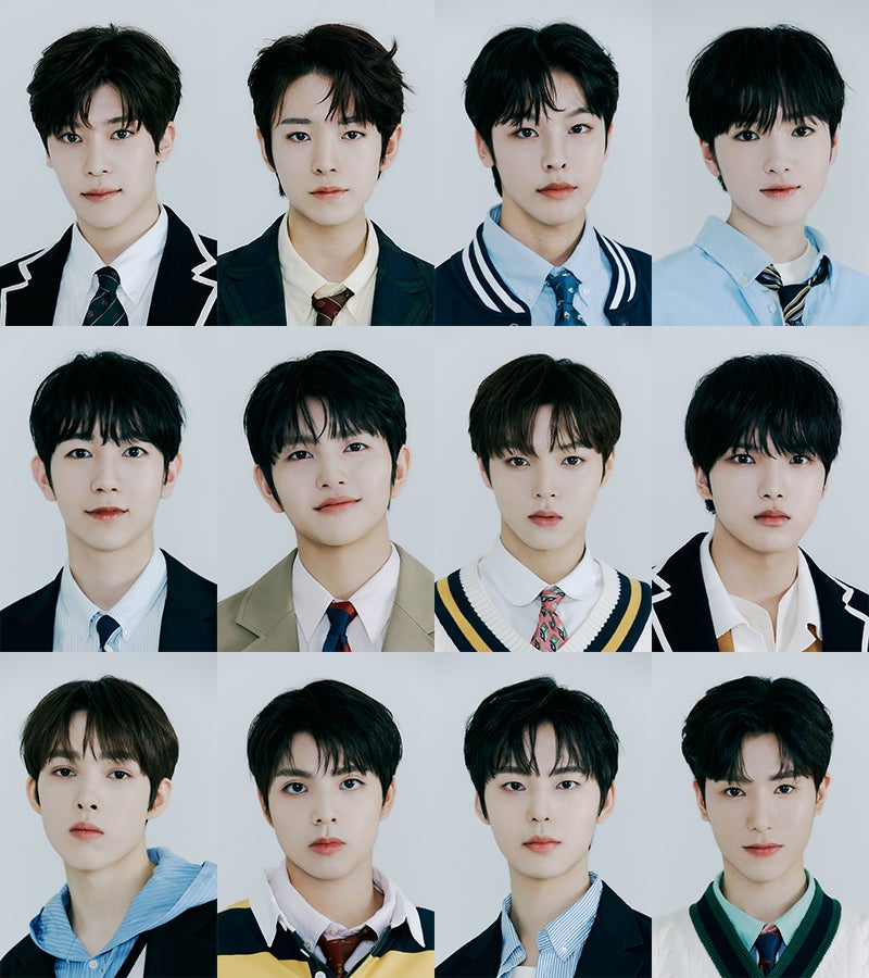 （上段左から）シオン、ユウシ、リク、サクヤ（中段左から）リョウ、ハルタ、カッショウ、ジョンミン（下段左から）アンダーソン、リュウ、ヘイテツ、ミンジェ（C）日本テレビ