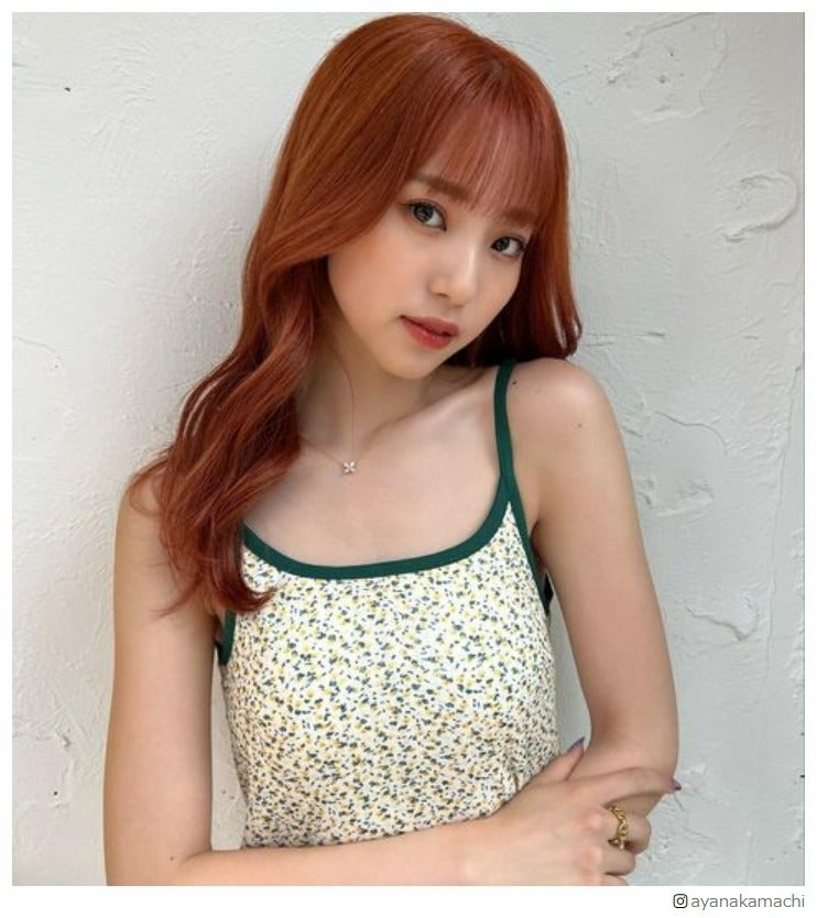 中町綾、“オレンジカラー＆ぱっつん前髪”で大胆イメチェン「衝撃の可愛さ」「似合ってる」の声