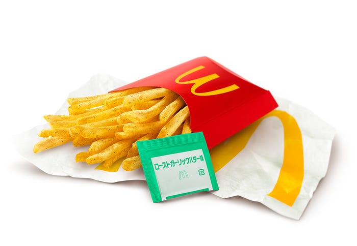 シャカシャカポテト ロースト ガーリックバター味(提供写真)