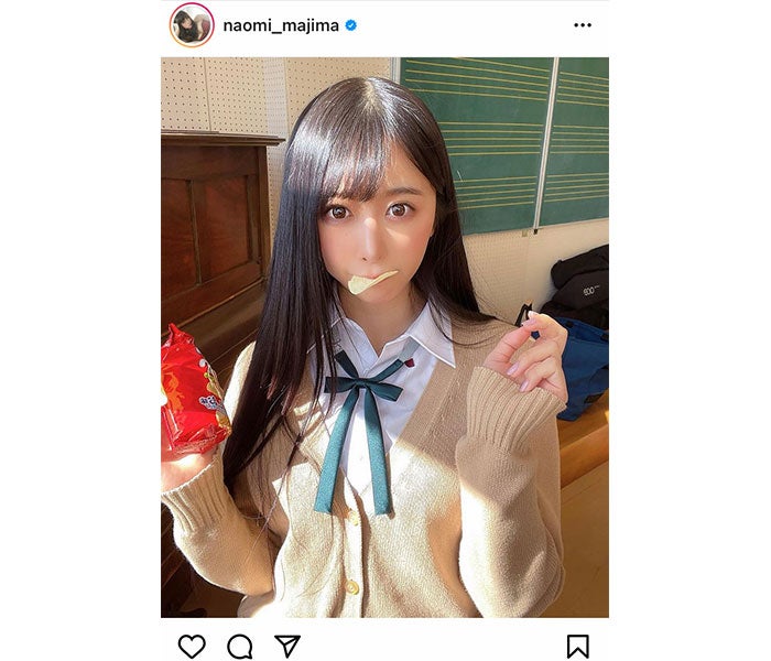 真島なおみ 制服姿で妄想シチュエーション 奪ってみて モデルプレス 真島なおみ 制服姿で妄想シチュエーション 奪ってみて モデルプレス
