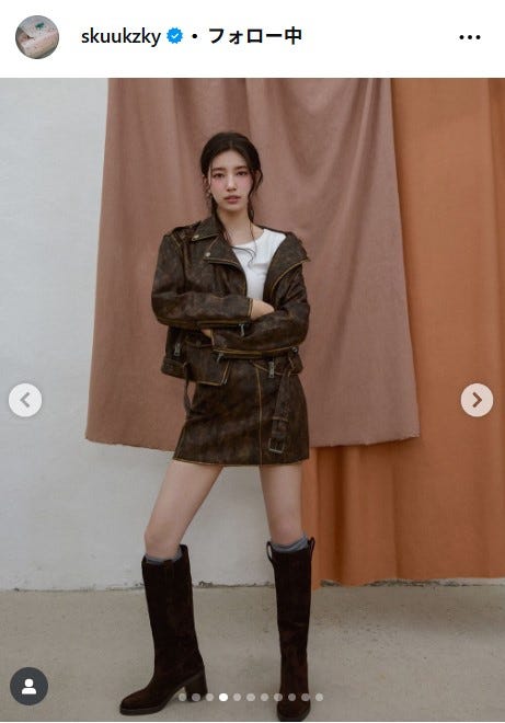 ペ・スジInstagramより