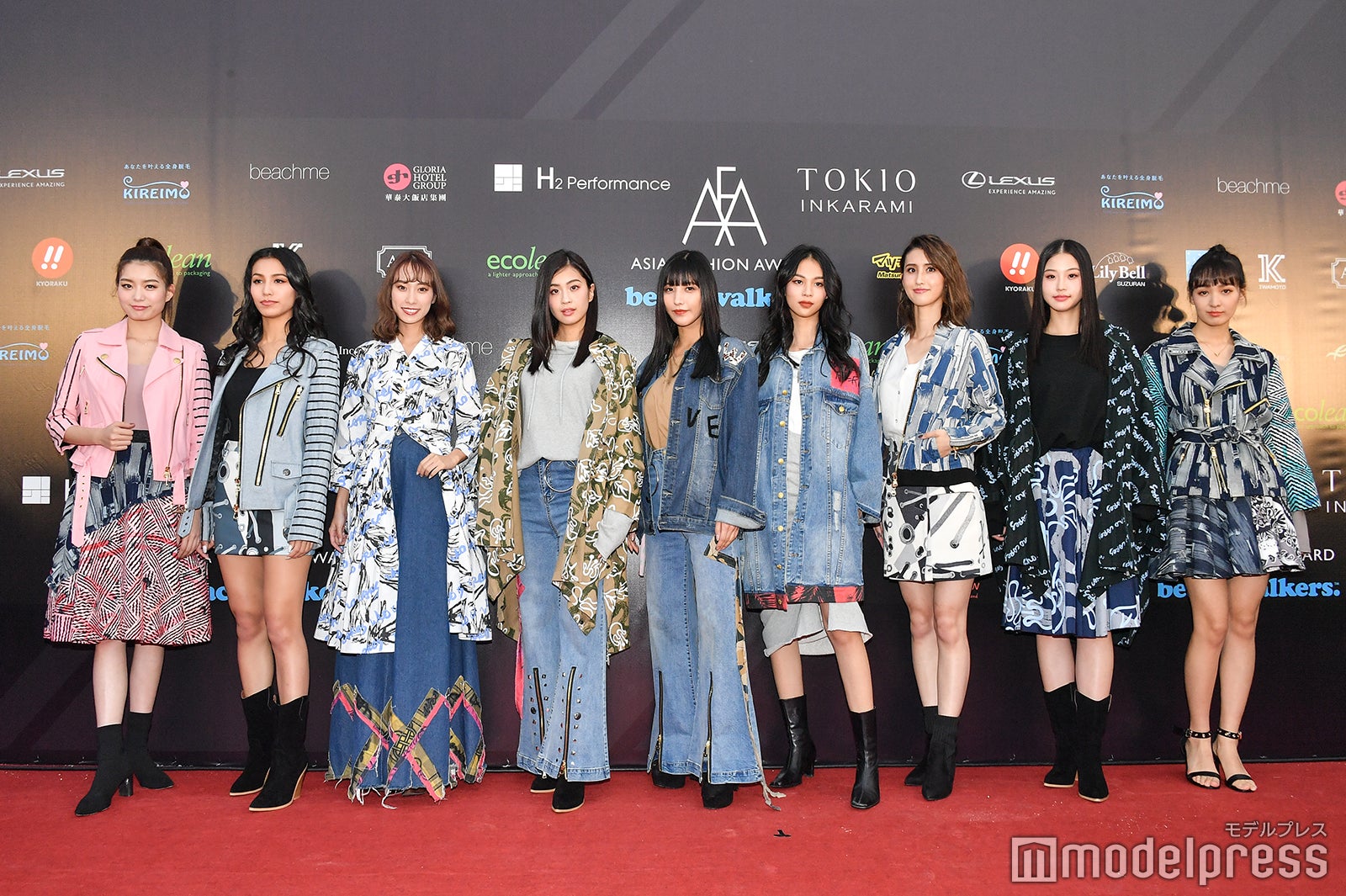 蜂谷晏海、米倉モナ、岡島彩花、米山珠央、渡辺万美、フィー・フォン・アン、黒木沙耶、新竹由香、道江幸子（C）モデルプレス