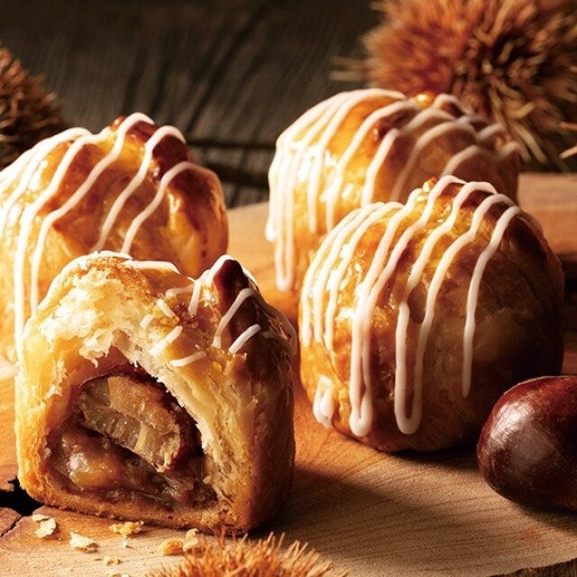 シャトレーゼ　渋皮栗のマロンパイ