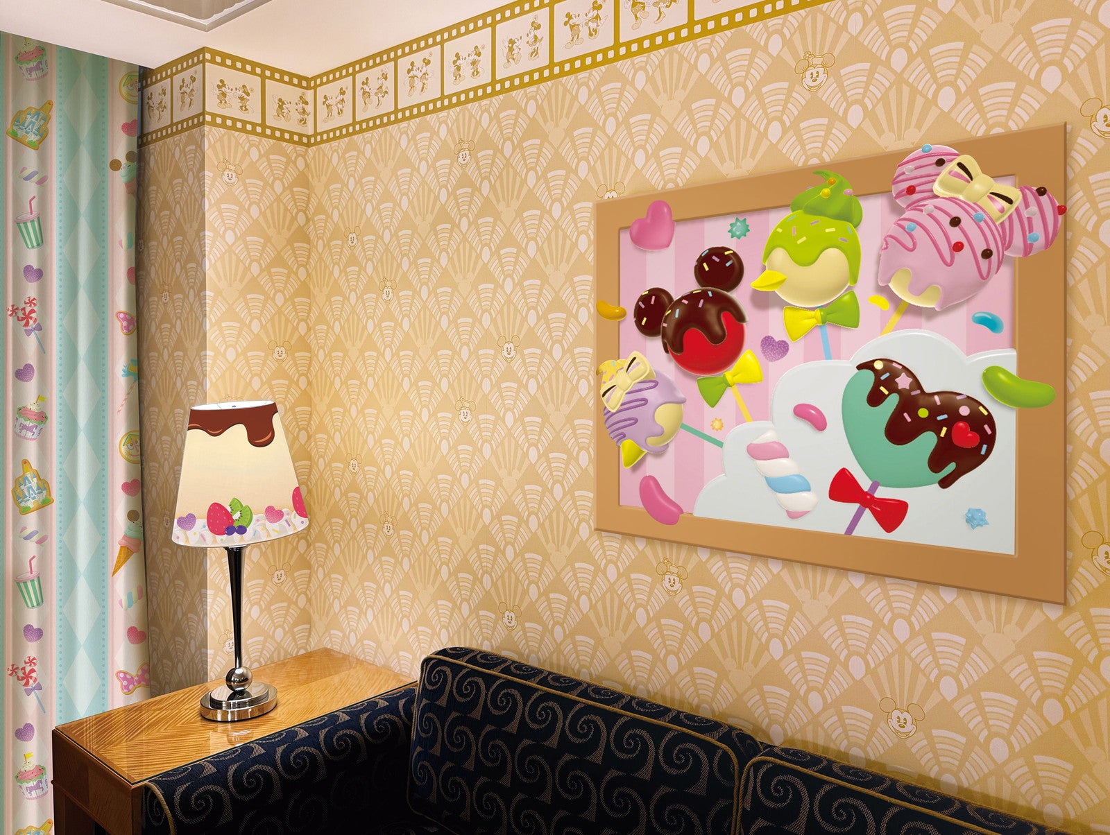 「ディズニー・パルパルーザ“ヴァネロペのスウィーツ・ポップ・ワールド”」スペシャルルーム（C）Disney