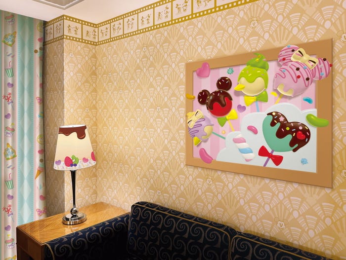 「ディズニー・パルパルーザ“ヴァネロペのスウィーツ・ポップ・ワールド”」スペシャルルーム(C)Disney