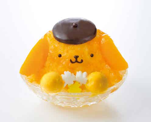 ポムポムプリンがトロピカルなマンゴーかき氷に レモンミルクの香り広がる