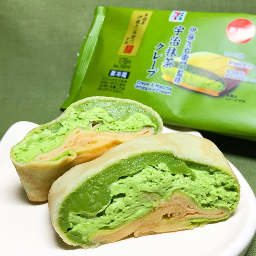 宇治抹茶クレープ