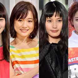 （左から）小松菜奈、大原櫻子、橋本愛、E-girls楓…2016年「成人式」を迎える注目の人物たち（C)モデルプレス