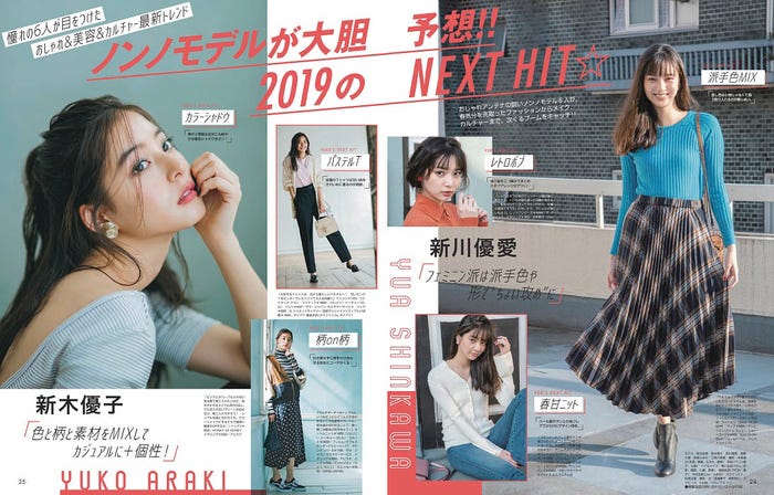 「non-no2月号」誌面(C)non-no2月号/集英社 撮影/中里謙次 柴田フミコ