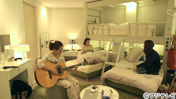 永谷真絵、筧美和子、住岡梨奈/「テラスハウス」11月18日放送回より