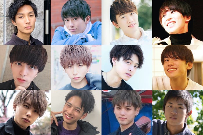 「MR OF MR CAMPUS CONTEST 2020」出場者第一弾/2019.12.04時点(提供写真)