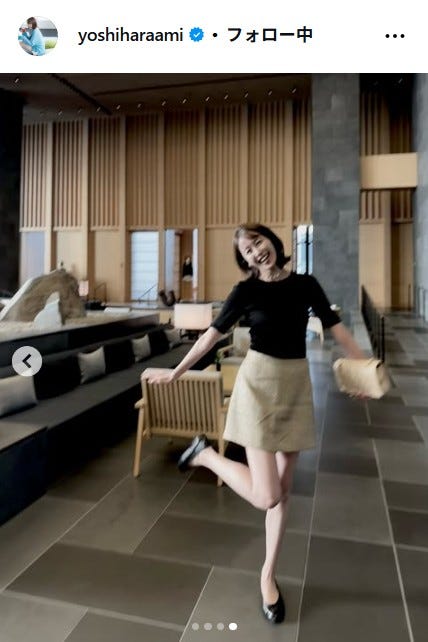 良原安美アナInstagramより