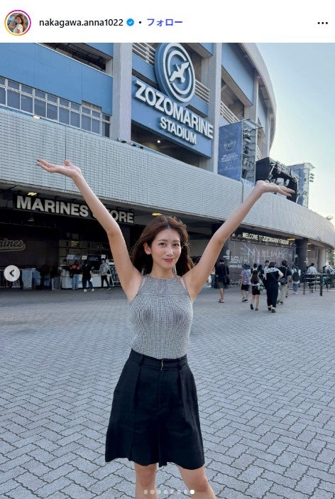 中川安奈Instagramより