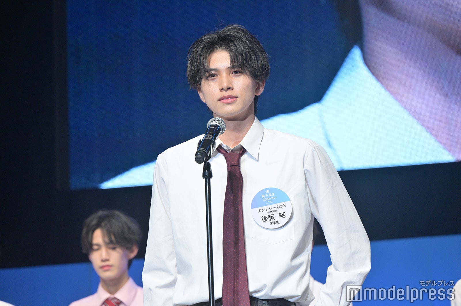 後藤結くん「男子高生ミスターコン2024」より（C）モデルプレス