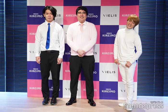 マヂカルラブリー(野田クリスタル、村上)、おばたのお兄さん (C)モデルプレス