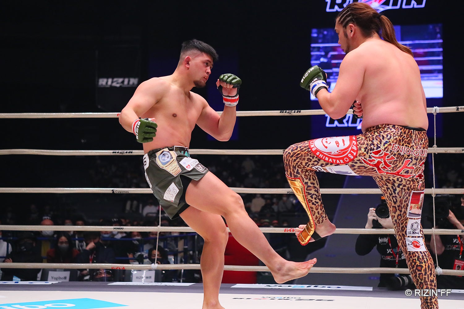 シバターVSHIROYA（C）RIZIN FF