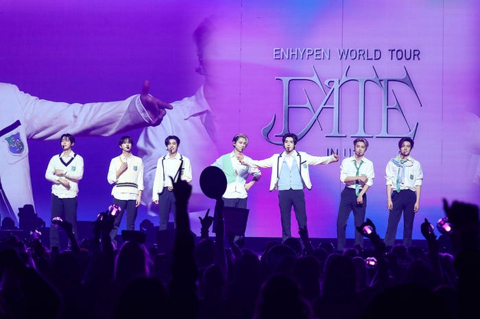 ENHYPEN「ENHYPEN WORLD TOUR ‘FATE’」シカゴ公演の様子(P)&(C) BELIFT LAB Inc.