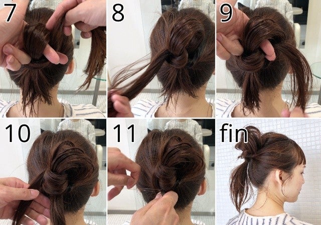 ゴム2本だけで巻かずに5分で完成 ヘアアレンジが苦手な人でもできる 簡単垢抜けアレンジ モデルプレス