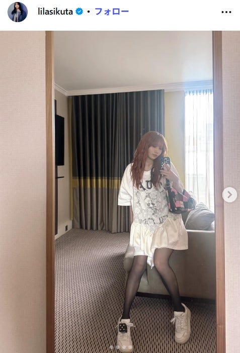 幾田りら公式Instagramより