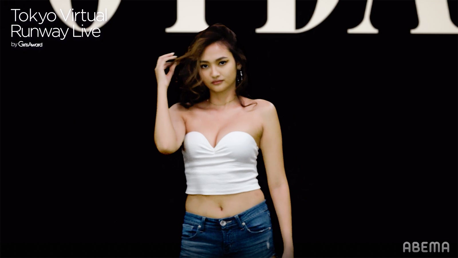 香川沙耶（C）Tokyo Virtual Runway Live by GirlsAward （C）AbemaTV, Inc.
