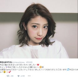 「Popteen」人気モデル、“人生初”髪バッサリ大胆イメチェンに反響