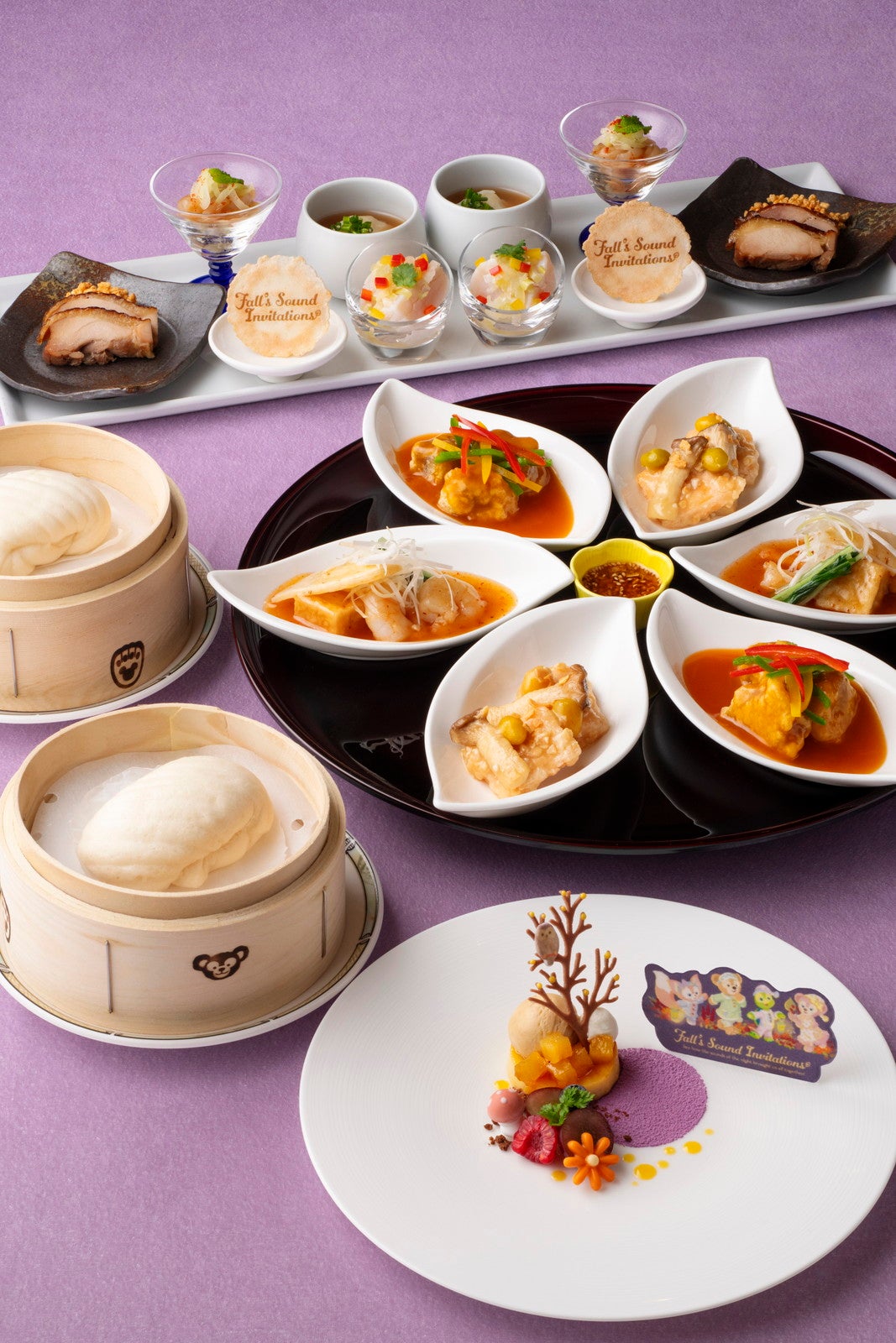 “ダッフィー＆フレンズのフォールズ・サウンド・インビテーション”カントニーズランチ7,000円（C）Disney