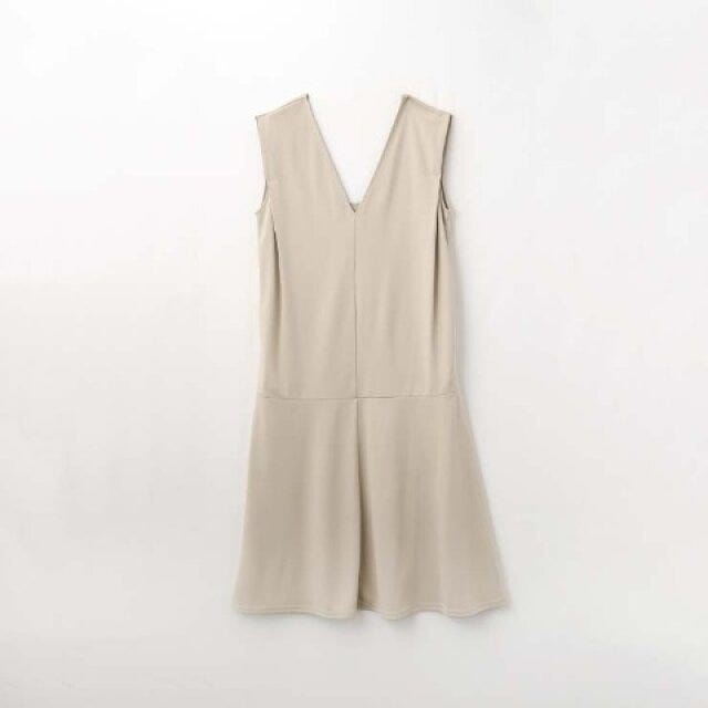 しまむら　ジャンパースカート　高見え　ジャンパースカート　Uネック