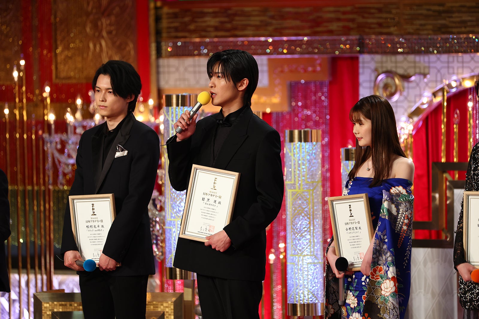 目黒蓮（写真提供：東京写真記者協会）