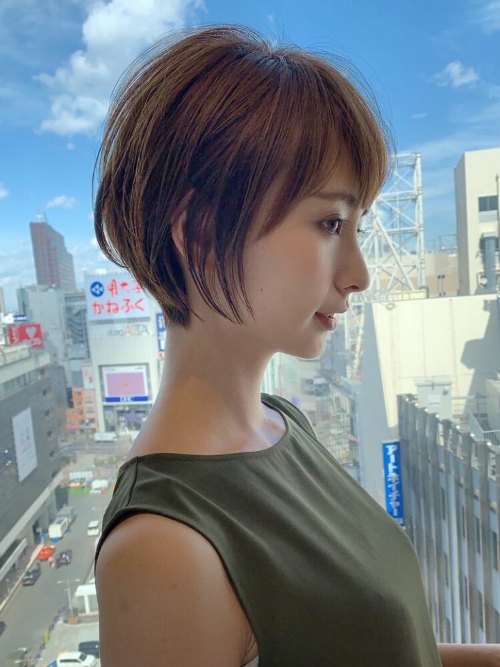 ハチ張りさんに似合うボブヘアって 小顔見えする大人女性スタイル紹介 モデルプレス