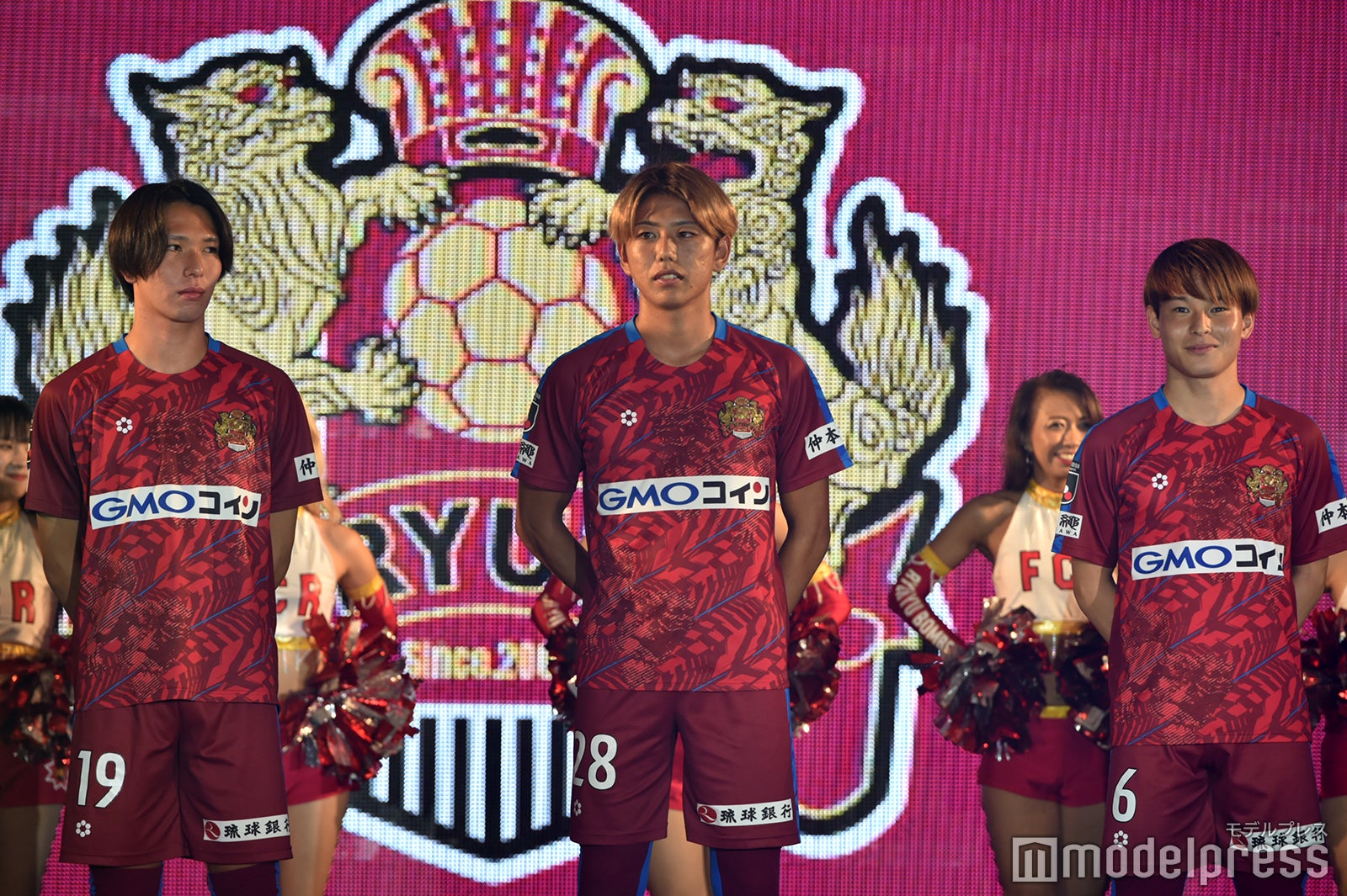 FC琉球／高安孝幸選手、津覇実樹選手、岡澤昂星選手（C）モデルプレス