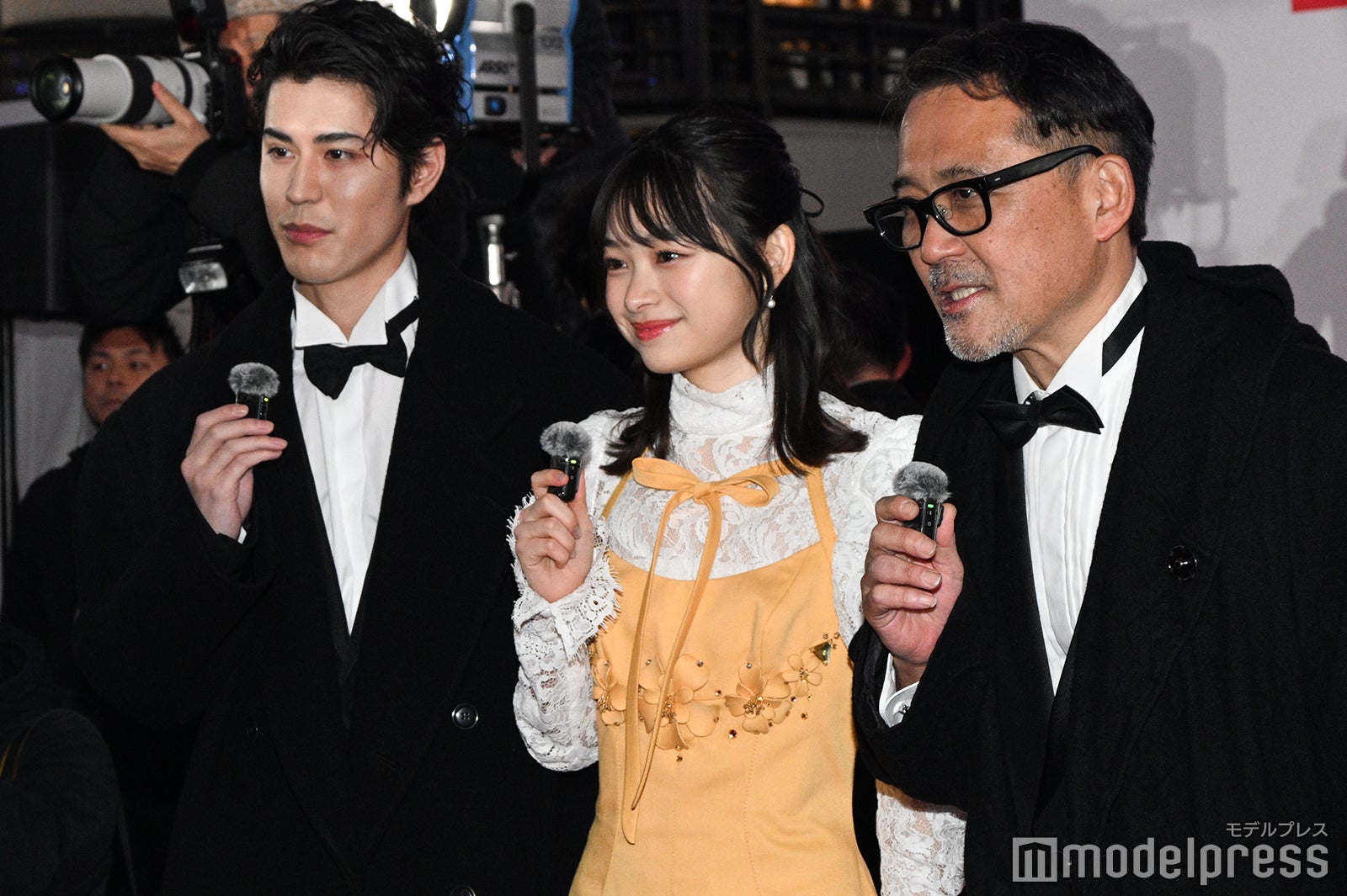 寛一郎、月島琉衣、平野俊一監督（C）モデルプレス