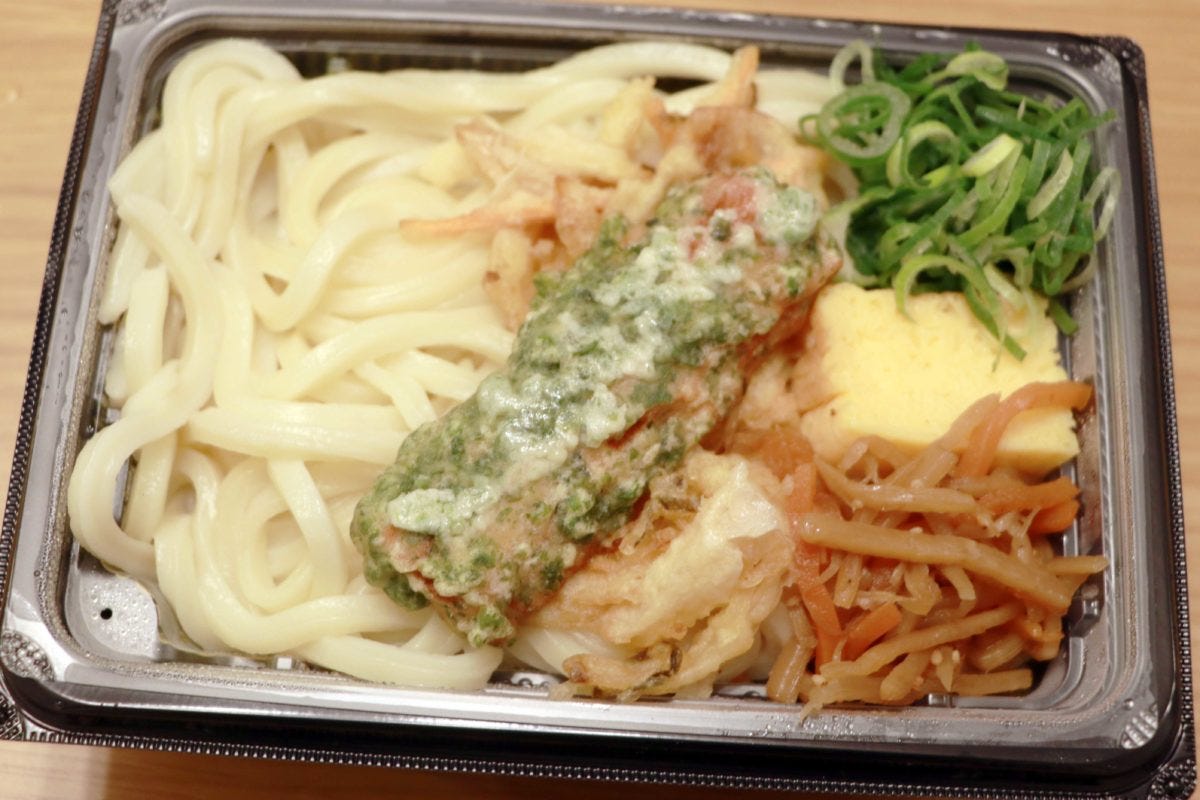 カレーうどん弁当