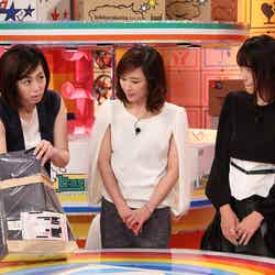 ゲストの(左から)井上和香、山口もえ、木下優樹菜(C)中京テレビ