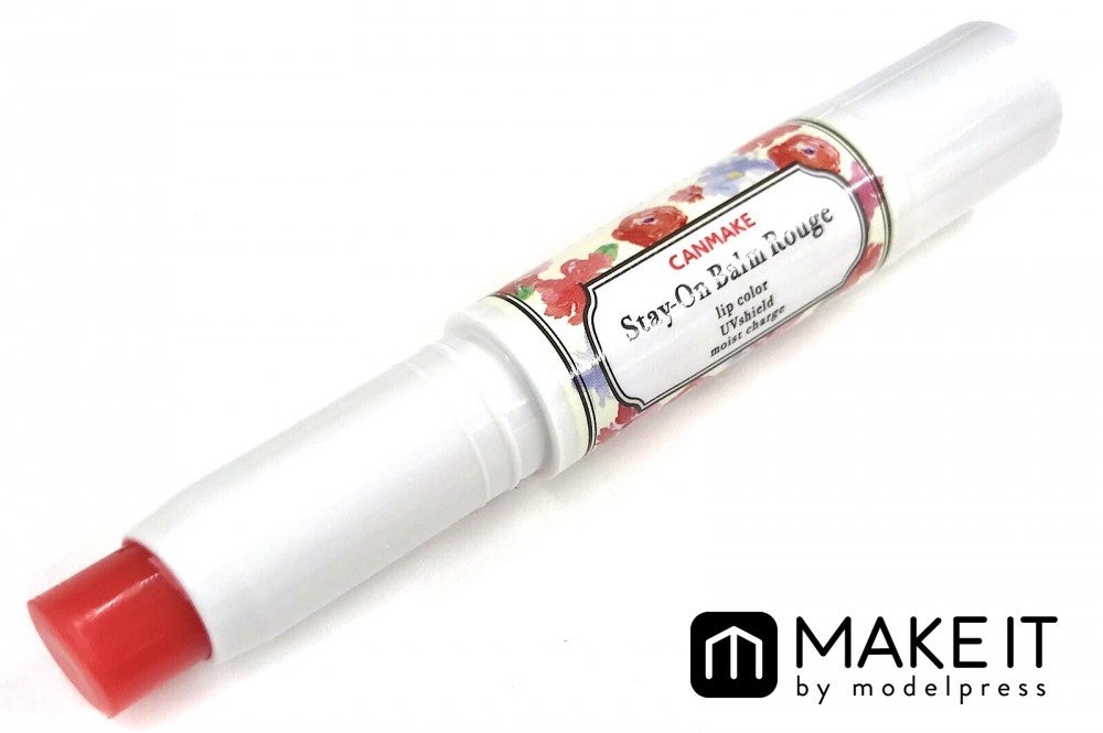 キャンメイク／ステイオンバームルージュ（ティントタイプ）／T01 リトルアネモネ／580円（税抜） (C)メイクイット